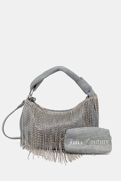 Juicy Couture torebka hobo damska jeansowa FIREFLIES niebieska BEJF19929WCO
