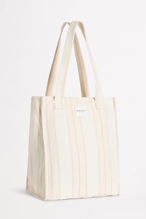 Seafolly torebka shopper damska Aurora beżowa 72113-BG