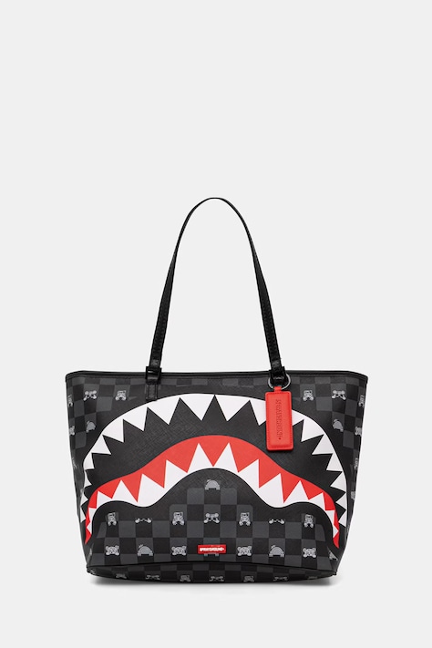 Sprayground torebka shopper damska z imitacji skóry czarna 910T8916NSZ