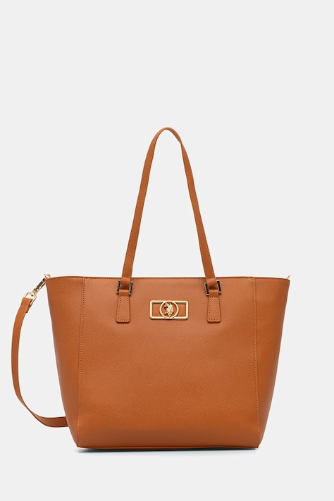 U.S. Polo Assn. geantă crossbody pentru femei, cu imitație de piele JONES CHIC portocalie BEUXT8674WVP521