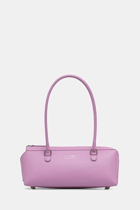 MM6 Maison Margiela torebka bagietka damska z imitacji skóry różowa SB6ZH0040.P9061