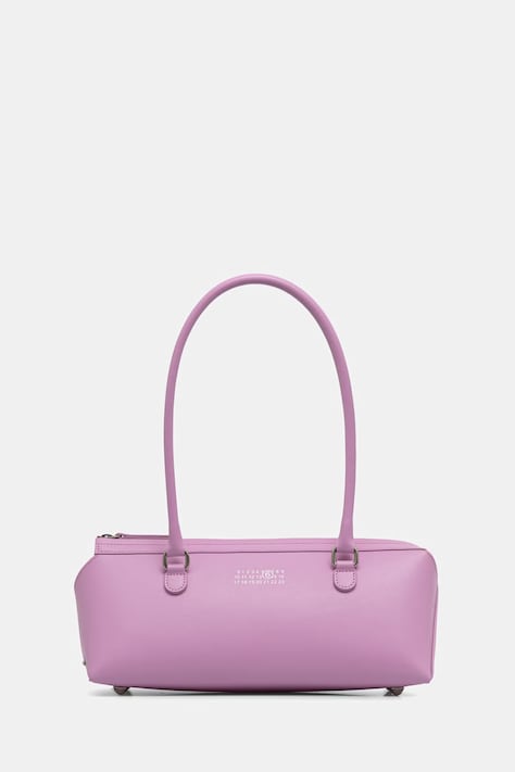 MM6 Maison Margiela torebka bagietka damska z imitacji skóry różowa SB6ZH0040.P9061