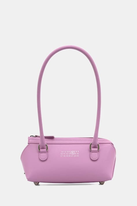 MM6 Maison Margiela torebka bagietka damska skórzana różowa SB6ZH0039.P9061