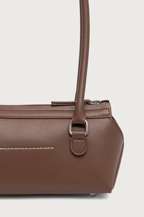 MM6 Maison Margiela Torebka bagietka damska skórzana czarna SB6ZH0039.P9061