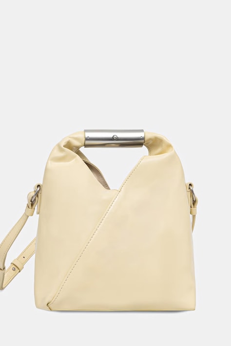 MM6 Maison Margiela torebka crossbody damska skórzana beżowa SB6WD0042.P7560