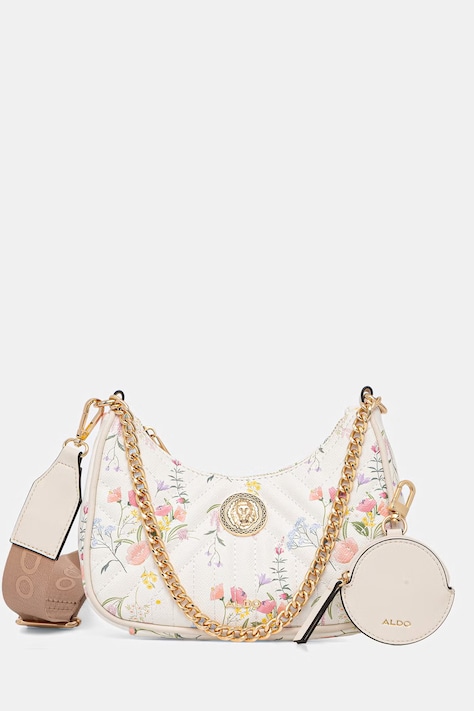 Aldo torebka crossbody damska z imitacji skóry DIAMONDYY beżowa 14344573