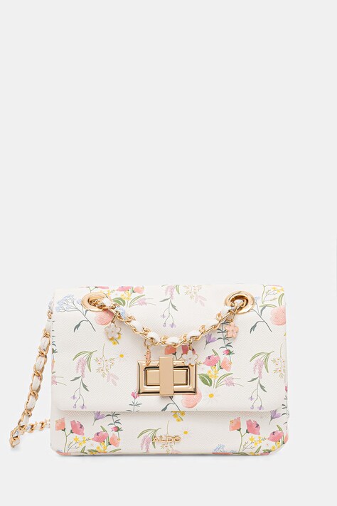 Aldo torebka crossbody damska z imitacji skóry ALNILAM biała 14344485