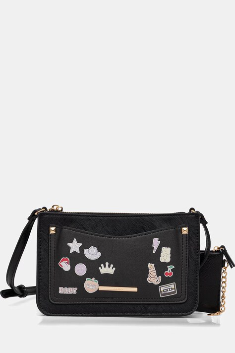 Aldo torebka crossbody damska z imitacji skóry GOIVIA czarna 14344460