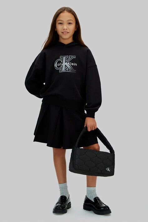 Calvin Klein Jeans torebka dziecięca kolor czarny IU0IU00724
