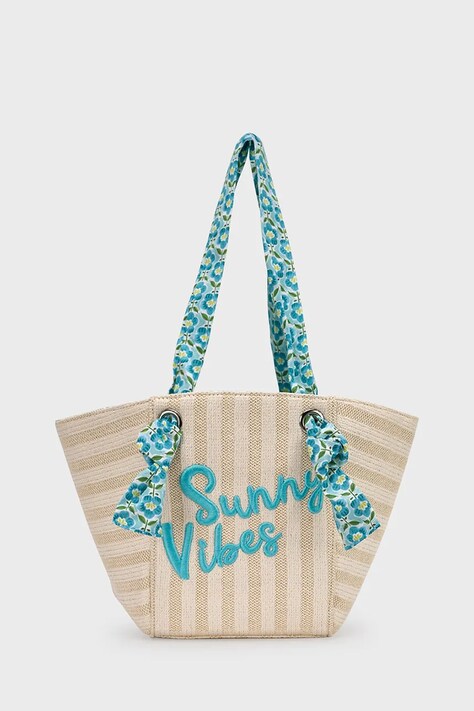 Mayoral torba plażowa dziecięca kolor beżowy 10208