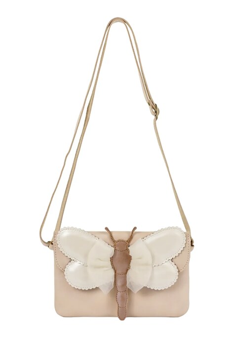 Donsje torebka skórzana dziecięca Brindi Purse Shimmer Libelle kolor beżowy 5523101