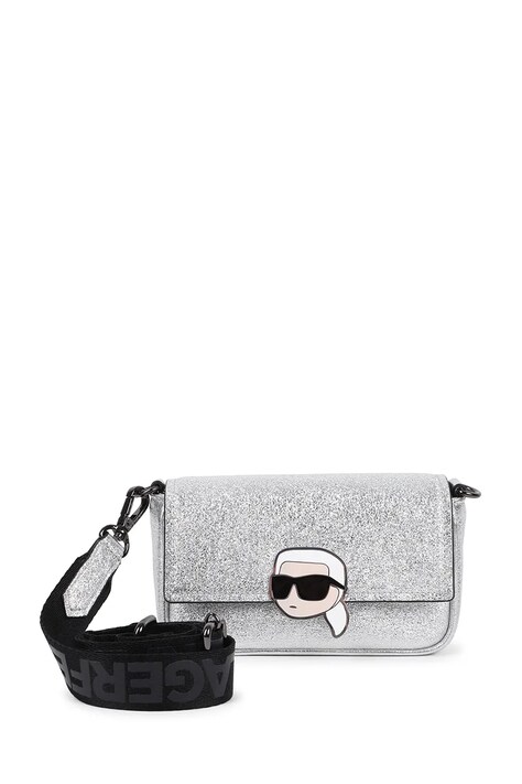 Detská kabelka Karl Lagerfeld strieborná farba, Z31218