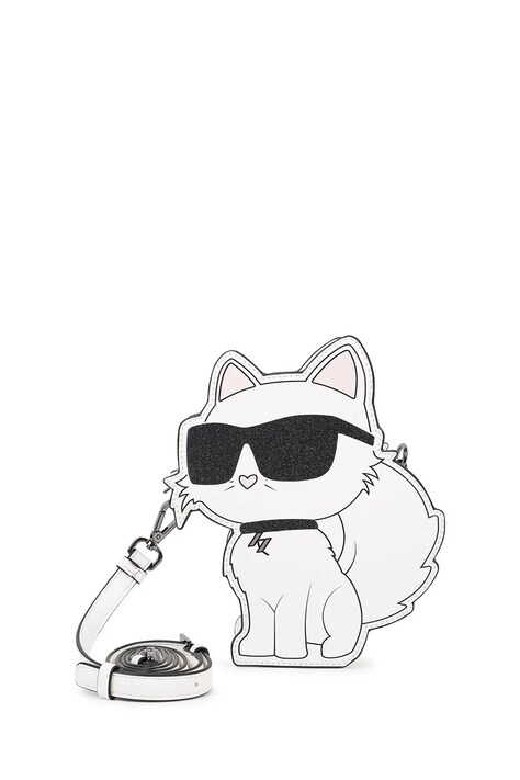 Karl Lagerfeld torebka dziecięca z imitacji skóry biała Z31210