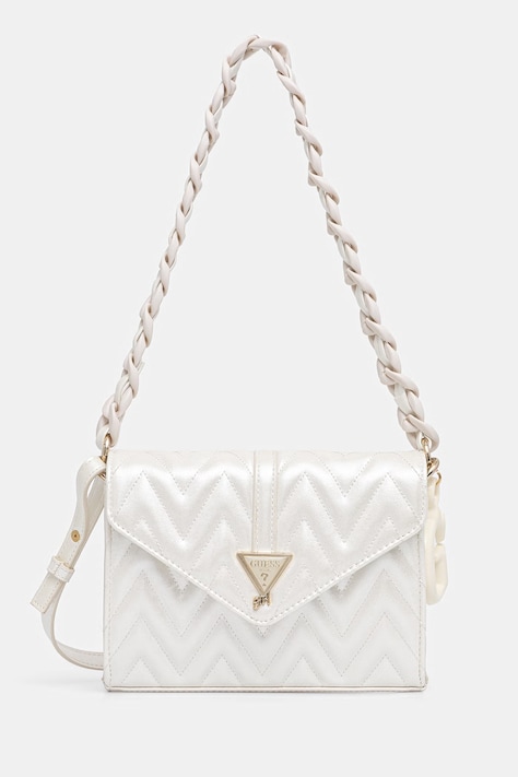 Guess torebka kolor beżowy J6GZ06 W4090