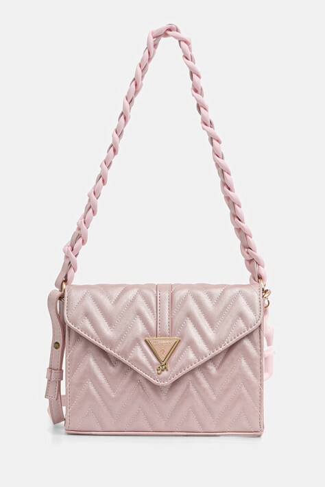 Guess torebka kolor różowy J6GZ06 W4090
