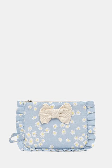 United Colors of Benetton torebka crossbody dziecięca bawełniana niebieska 6W20RY003