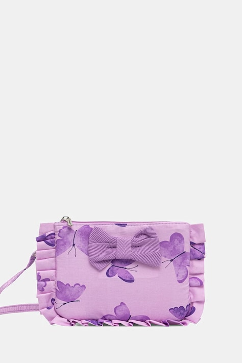 United Colors of Benetton torebka crossbody dziecięca bawełniana fioletowa 6W20RY003