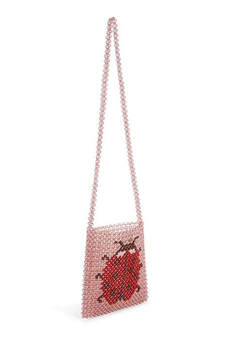 Konges Sløjd сумочка дитяча LADYBUG PERLA SHOULDER BAG — SS26-TOG03J, рожевий — фото 2