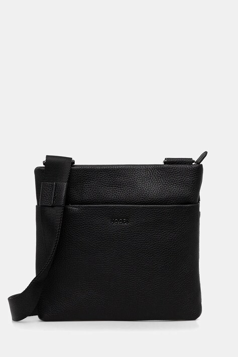 Joop! saszetka skórzana kolor czarny 4140006306
