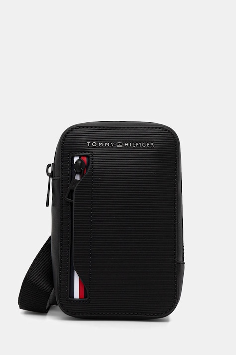 Tommy Hilfiger saszetka kolor czarny AM0AM14021