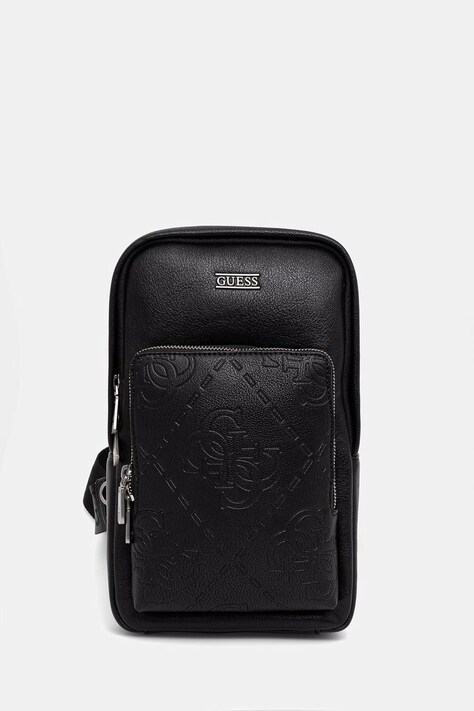 Guess saszetka BOSTON kolor czarny HMBOMG P5426