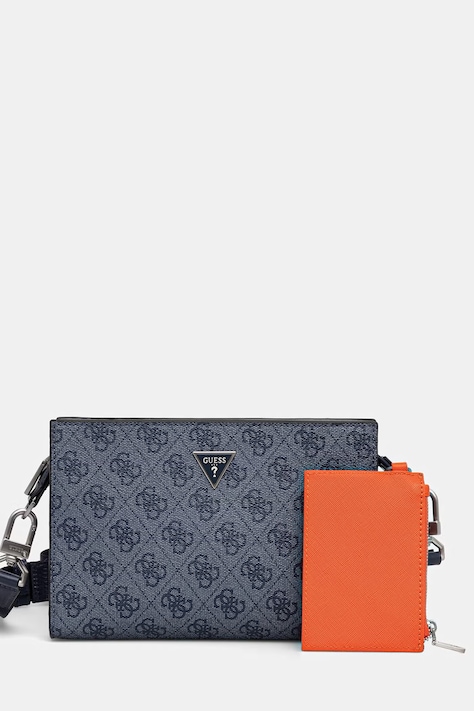 Guess vrecko pánske z imitácie kože MILANO modré HMMILO P6157
