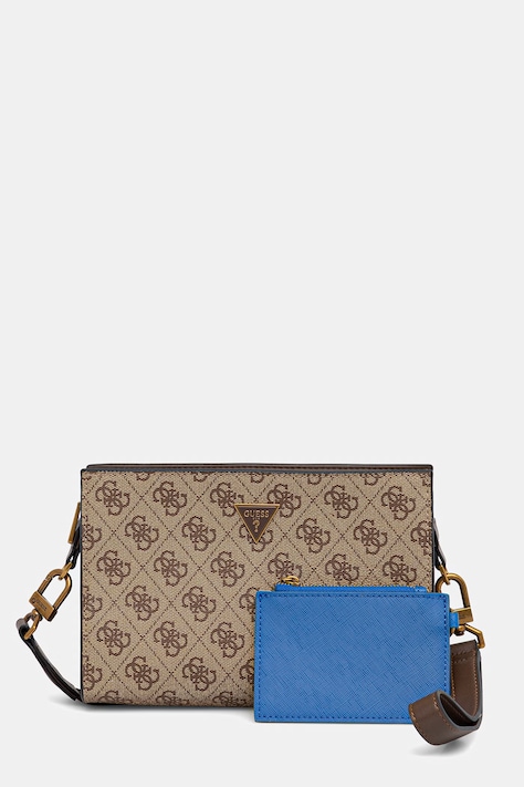 Σακίδιο Guess MILANO χρώμα: καφέ, HMMILO P6157