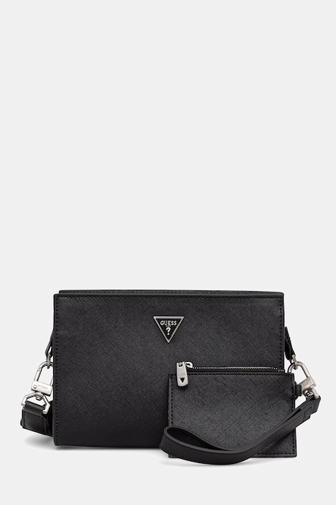 Guess saszetka MILANO kolor czarny HMMISA P6157