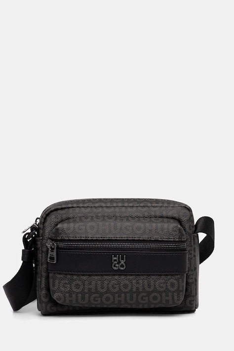 Malá taška HUGO Quantic_M_EW čierna farba, 50558381