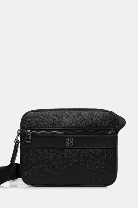 Σακίδιο HUGO Quantic_Crossbody χρώμα: μαύρο, 50558412