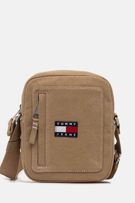 Tommy Jeans saszetka kolor beżowy AM0AM13879