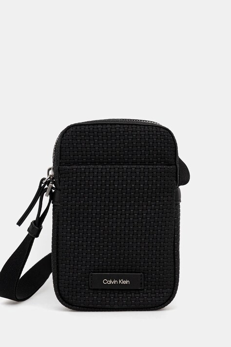 Calvin Klein saszetka kolor czarny LV04D3221G