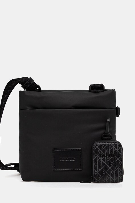 Calvin Klein saszetka kolor czarny LV04D3224G