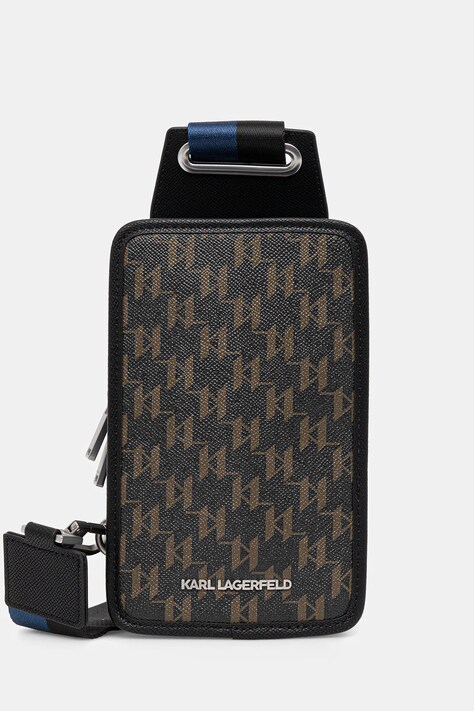 Karl Lagerfeld saszetka K/MONOGRAM kolor czarny B1M30230