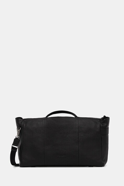 Marc O'Polo torba skórzana kolor czarny 5000009079