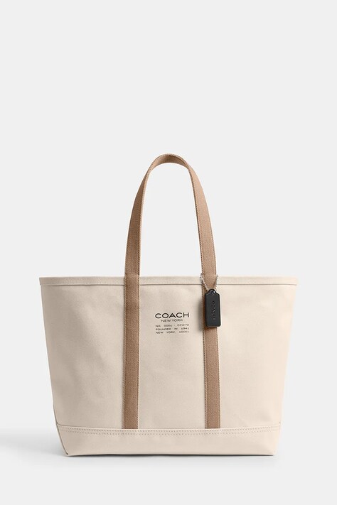 Coach torba kolor beżowy CCW72