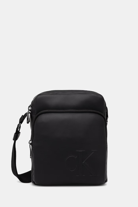 Calvin Klein mala torba preko ramena za muškarce od imitacije kože crna LV04D3368G