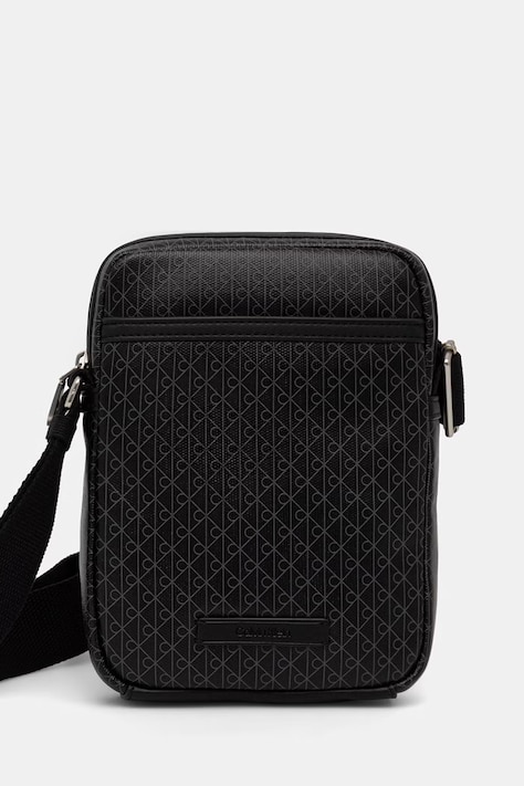 Calvin Klein mala torba za muškarce od imitacije kože crna LV04D3334G