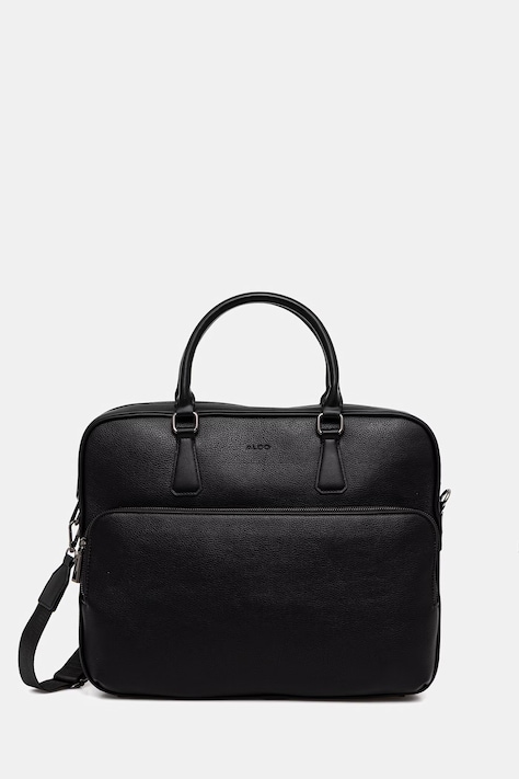Aldo geantă de laptop pentru bărbați, cu imitație de piele BRION neagră 14336808