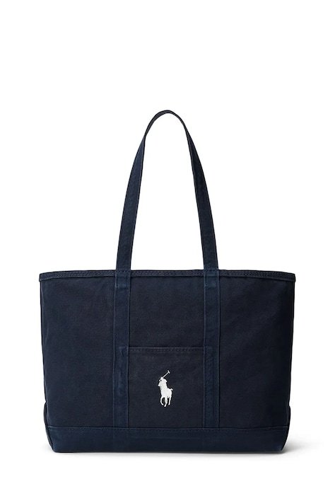 Polo Ralph Lauren torba materiałowa męska bawełniana granatowa 405P02124