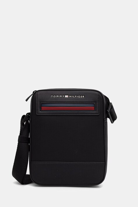 Tommy Hilfiger Φάκελος που φοριέται στον ώμο ανδρικός μαύρος AM0AM14156