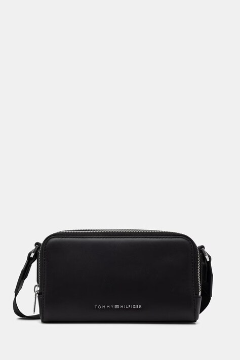 Tommy Hilfiger чанта през рамо мъжка от кожа черна AM0AM14164