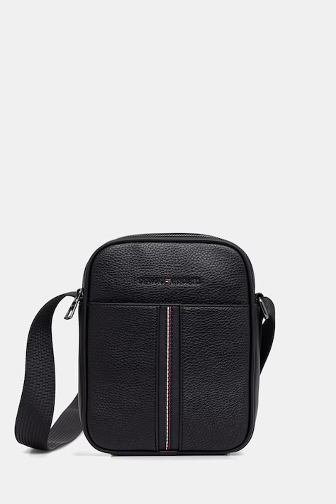 Tommy Hilfiger torbica za čez ramo moška iz umetnega usnja črna AM0AM14168