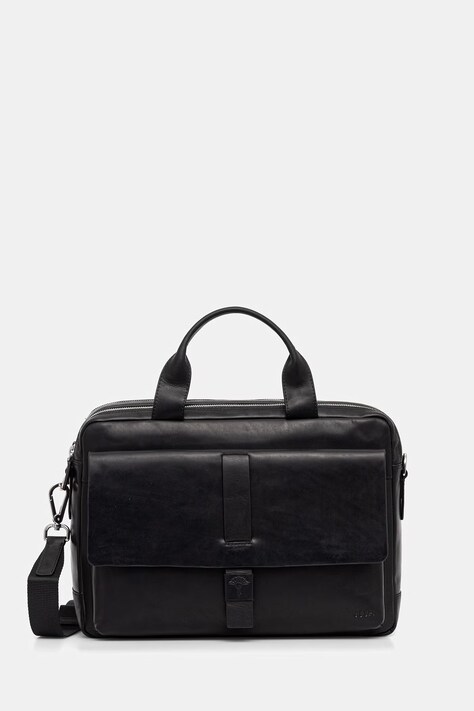 Joop! torba skórzana Loreto Pandion kolor czarny 4140003463