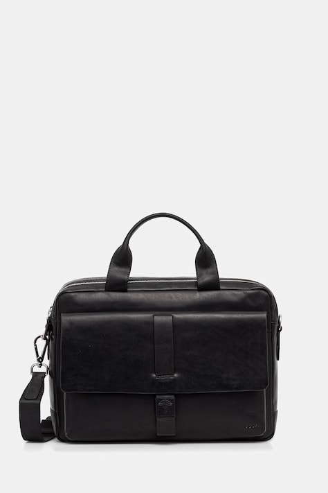 Joop! torba skórzana Loreto Pandion kolor czarny 4140003463