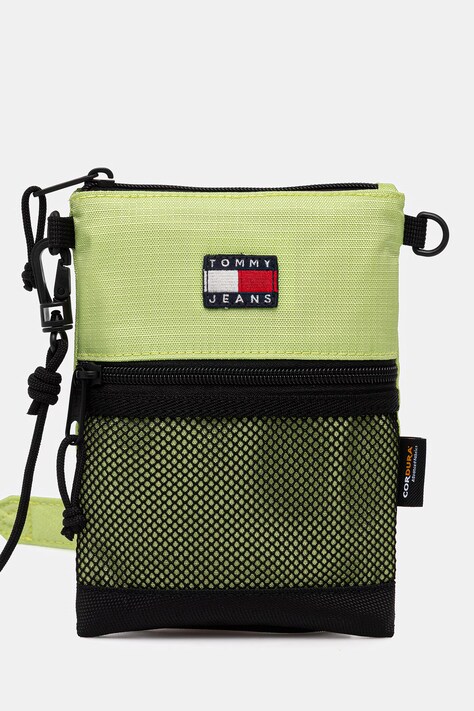 Tommy Jeans saszetka męska zielona AM0AM14288