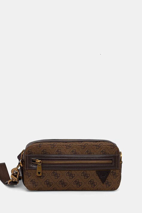 Guess φάκελος ανδρικός BERLIN καφέ HMBENP P6250