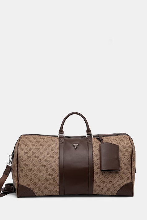 Guess torba podróżna męska z imitacji skóry MILANO beżowa TMMILL P6235