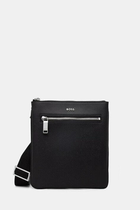 BOSS mala torba preko ramena muška kožna crna 50558444