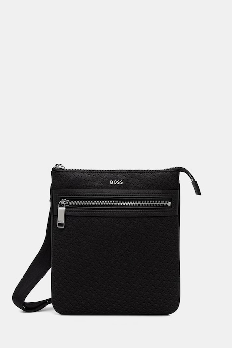 BOSS saszetka na ramię męska skórzana czarna 50563717